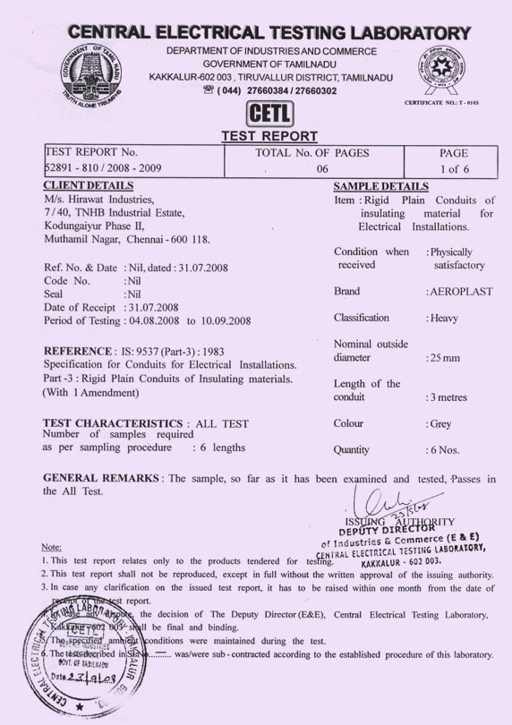 Corrugated Flexible Pipe Salers In Chennai